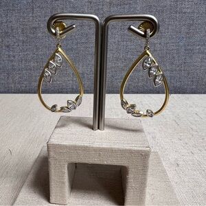 Freida Rothman Petals In Bloom Teardrop Earrings NEW